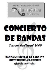 Concierto de bandas 2009