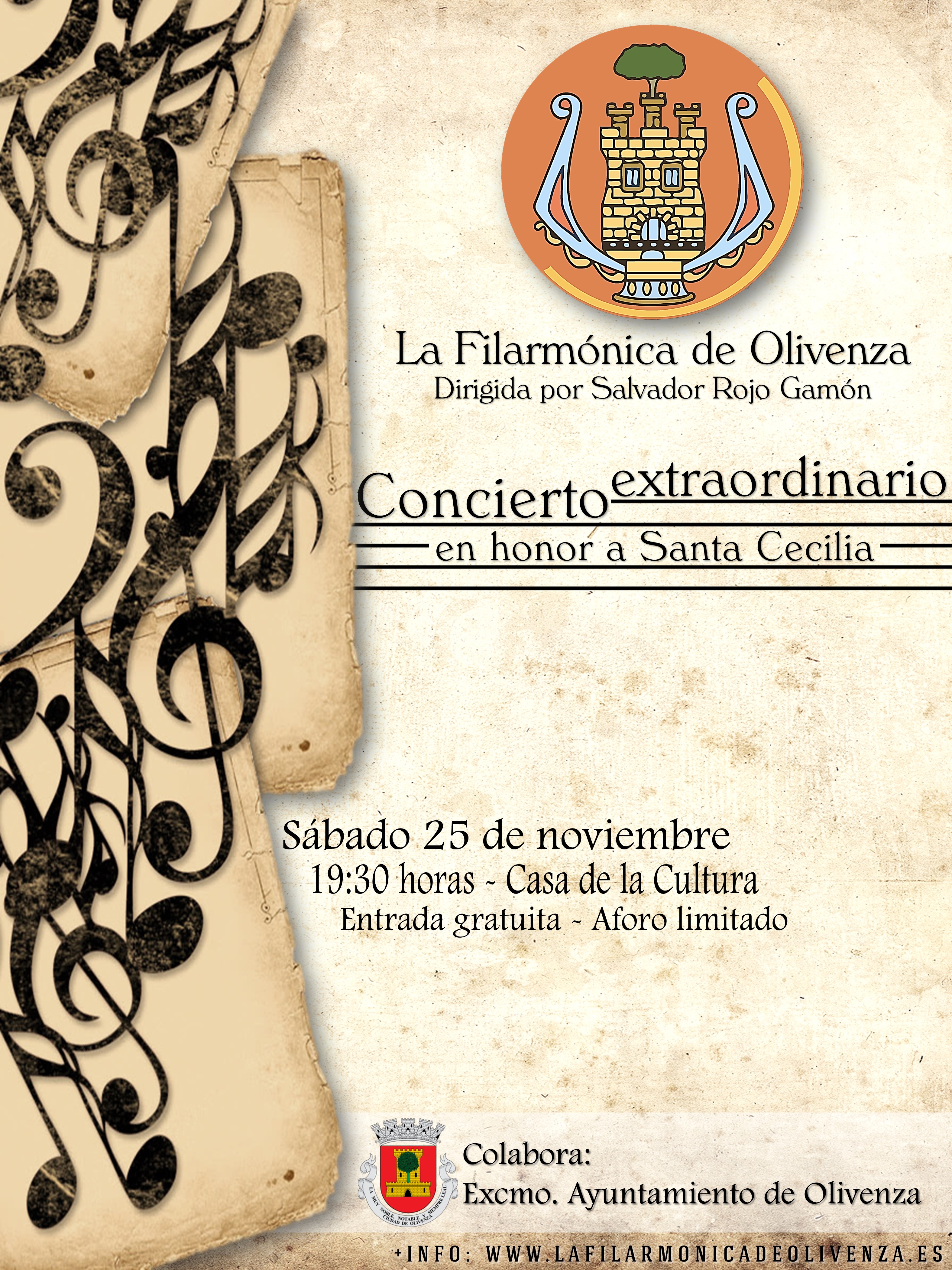 Una invitada de lujo para el próximo concierto de Santa Cecilia