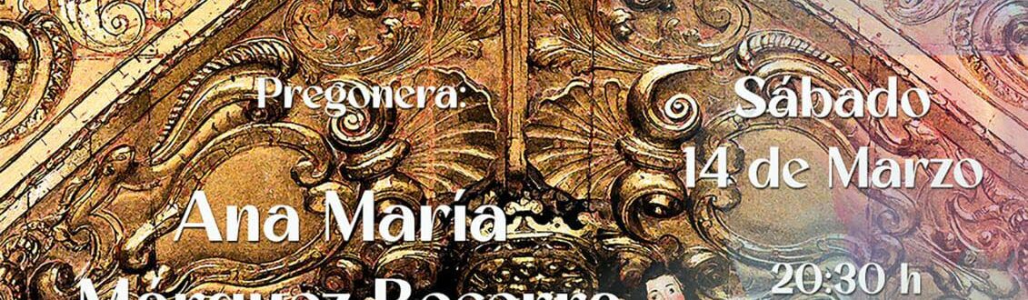 Estaremos presentes en el Pregón de la Semana Santa de Olivenza 2026, a cargo de Ana María Márquez