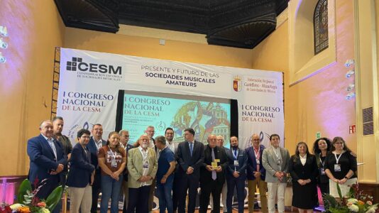 Nuestra compañera y directiva, Esmeralda González, asistió en Albacete asistiendo al I Congreso Nacional de la Confederación Española Sociedades Musicales